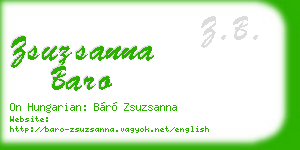 zsuzsanna baro business card